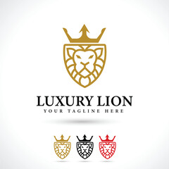 Lion Logo Design Lion Face Logo Design Fully Editable EPS