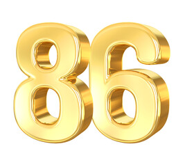 86 Gold Number 