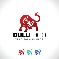 Bull Logo Design Bull Face Logo Design Bull Vector Fully Editable EPS