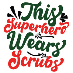 Retro Nurse  T-shirt Design, Vector