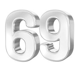 69 Silver Number 