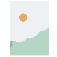 Minimalist Mountain Wall Art