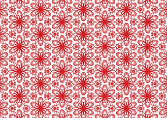seamless pattern with flowers