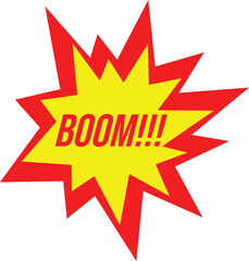 Pop up cartoon badge