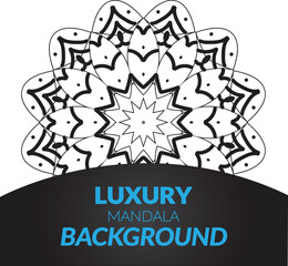 modern creative mandala design background