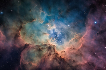 Fototapeta na wymiar Nebula - Generative AI