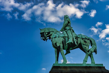 Barbarossa Reiterstandbild in Goslar