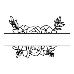 Flower Line art