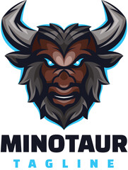 minotaur head logo