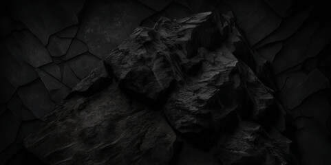 Fototapeta premium Dark grey black slate background. black grunge stone background. Abstract dust particle and dust grain texture on white background. 