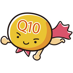 Q10のキャラクターのイラスト