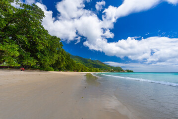 Beau Vallon beach in Seychelles