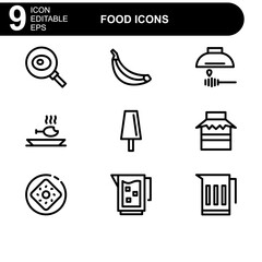 food icon or logo isolated sign symbol vector illustration - high quality black style vector icons
