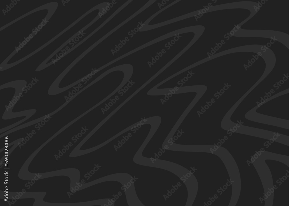 Poster minimalist background with cute wavy lines pattern