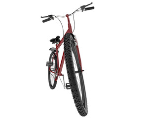 Realistic bike isolated on transparent background. 3d rendering - illustration