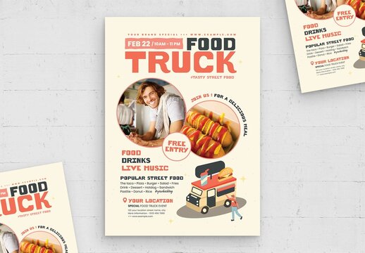 Food Truck Festival Flyer Template