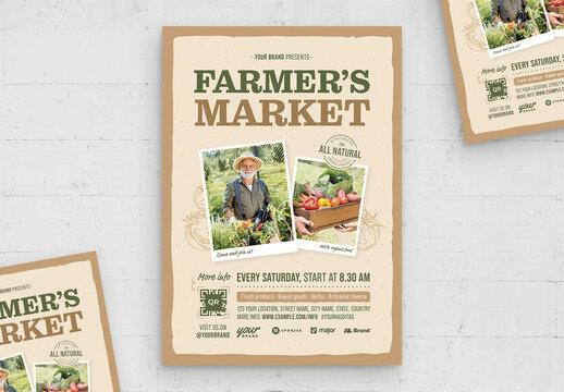 Farmers Market Flyer / Poster Template