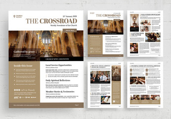 Church Newsletter Template