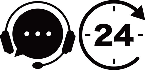 コールセンター　24時間　アイコン