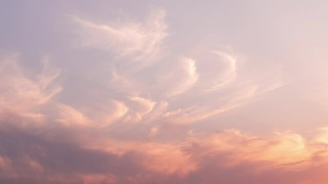 Silky smooth fluffy clouds in eventidewith colorful heaven glorify God's name is powerful and beautiful. Emery of earth come from mighty one of highest kingdom. Believe of Christianity in creator