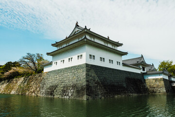 Obraz premium Sunpu Castle Tatsumi-Yagura famous castle in shizuoka prefecture
