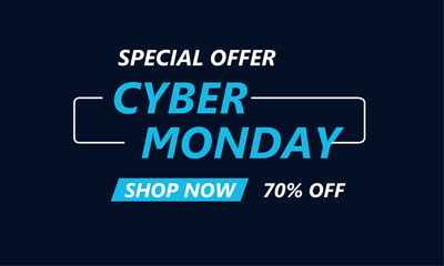 Fototapeta premium Cyber Monday Sale