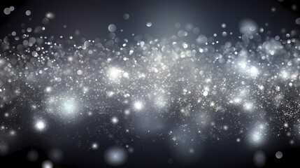 abstract magic silver glitter for holidays
