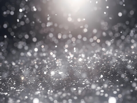 abstract magic silver glitter for holidays