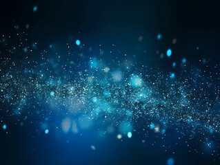 Obraz na płótnie Canvas Blue glitter shimmer explosion pattern abstract
