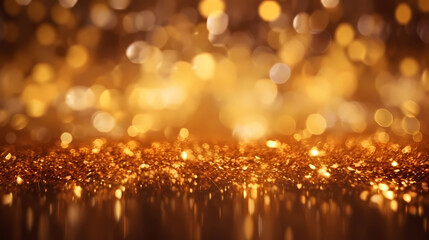 Luxury abstract golden shimmer glitter