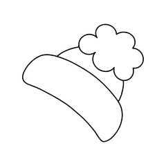 Coloring page for kids. Digital stamp. Cartoon style character. Isolated on white background. Vector illustration.