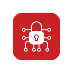 Security Network icon vector stock.