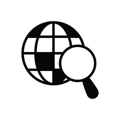 Search icon vector stock.