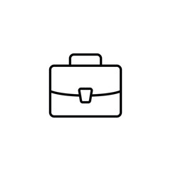 Bag icon design with white background stock illustration