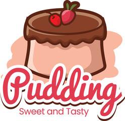 vector illustration of cake logo 