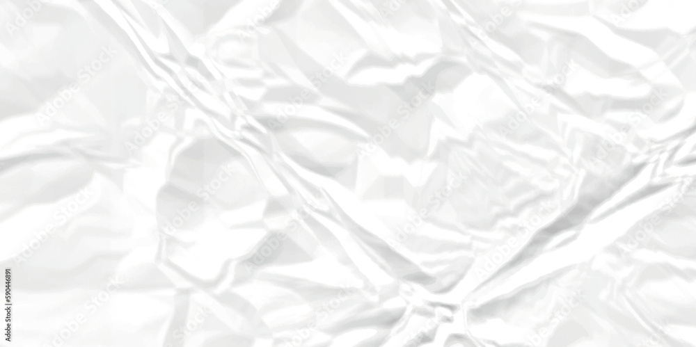 Poster white crumpled texture . white wrinkled paper texture. white crumpled paper texture . white crumpled