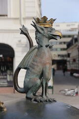 Naklejka premium Estatua