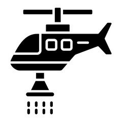 Firefighter Helicopter Icon