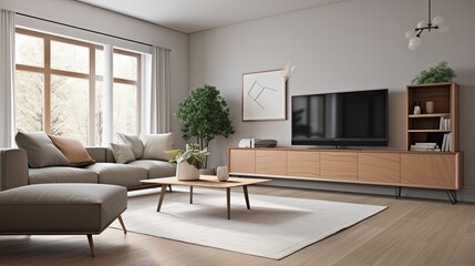 Minimalist Elegance in a Contemporary modern Living Room 15