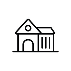 Home icon vector stock.