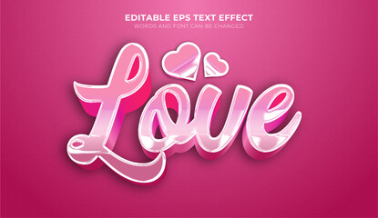  valentines day love editable text effect