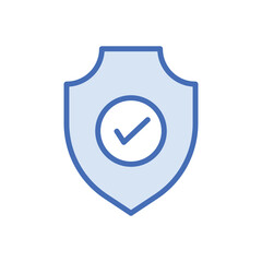 Security Shield icon vector stock.