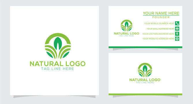 Free vector tree shape logo template
