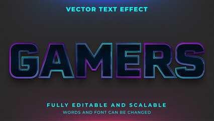 Naklejka na ściany i meble game esport editable 3D Text Effect