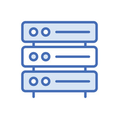 Server icon vector stock.