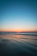 Fototapeta na wymiar Golden Sunrise at Beach