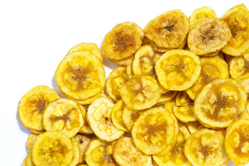 Banana stuffed with tamarind. Fruit snack