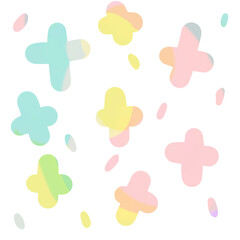 Pastel Abstract Cross