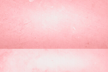 Pink color background empty space scene. used for business presentations of cosmetics and other products for sale in online stores. summer background with minimal concept