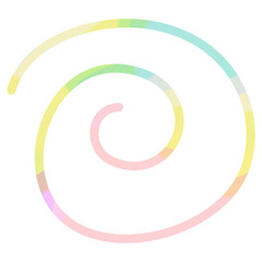 Pastel Abstract Swirl
